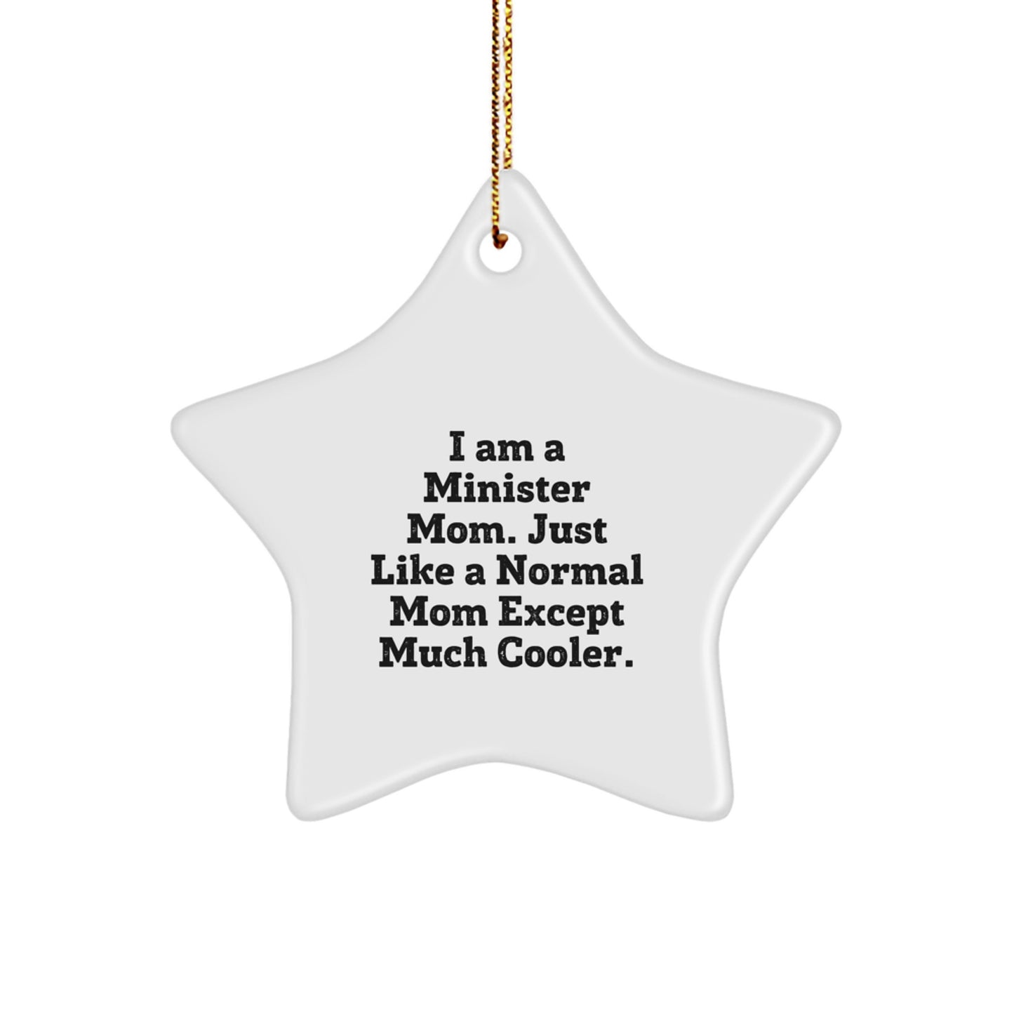 Minister Keepsake Christmas Ornament for Him Gift - Image 1