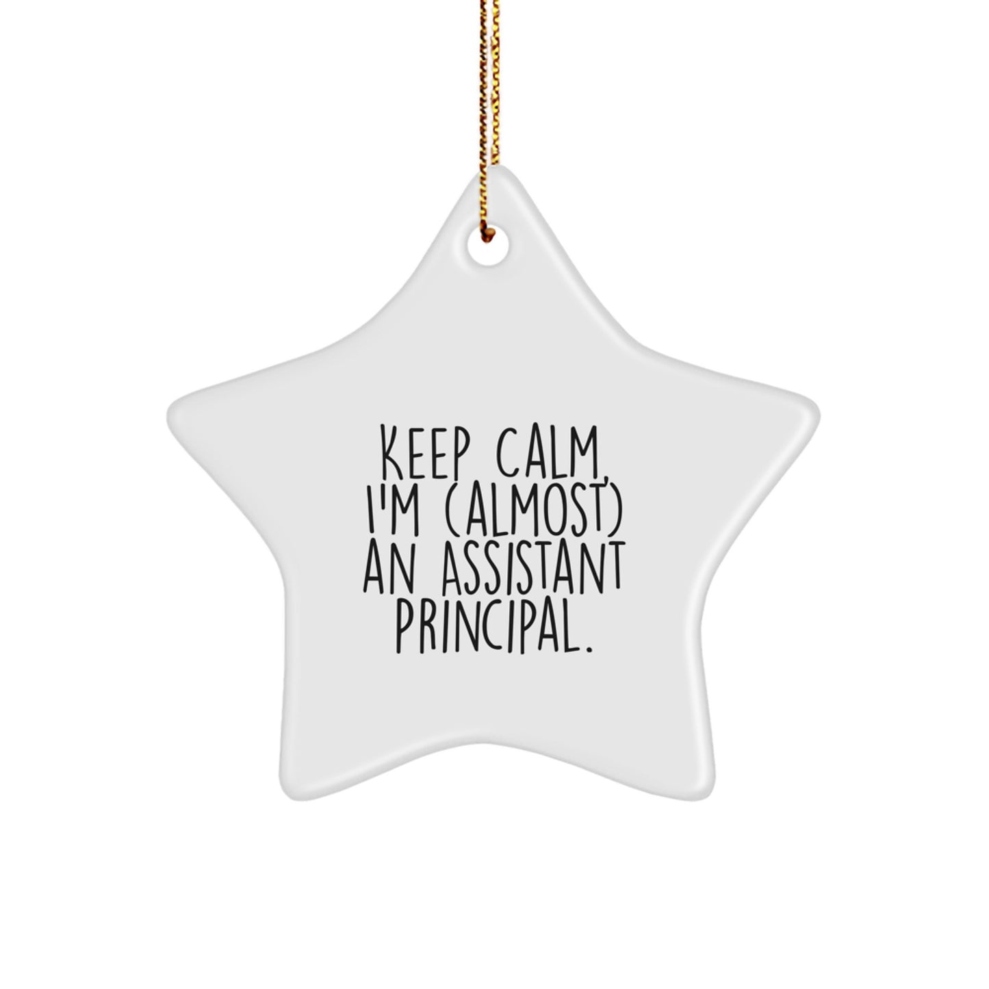 Assistant Principal Keepsake Christmas Ornament for Him Holiday Gift - Image 1