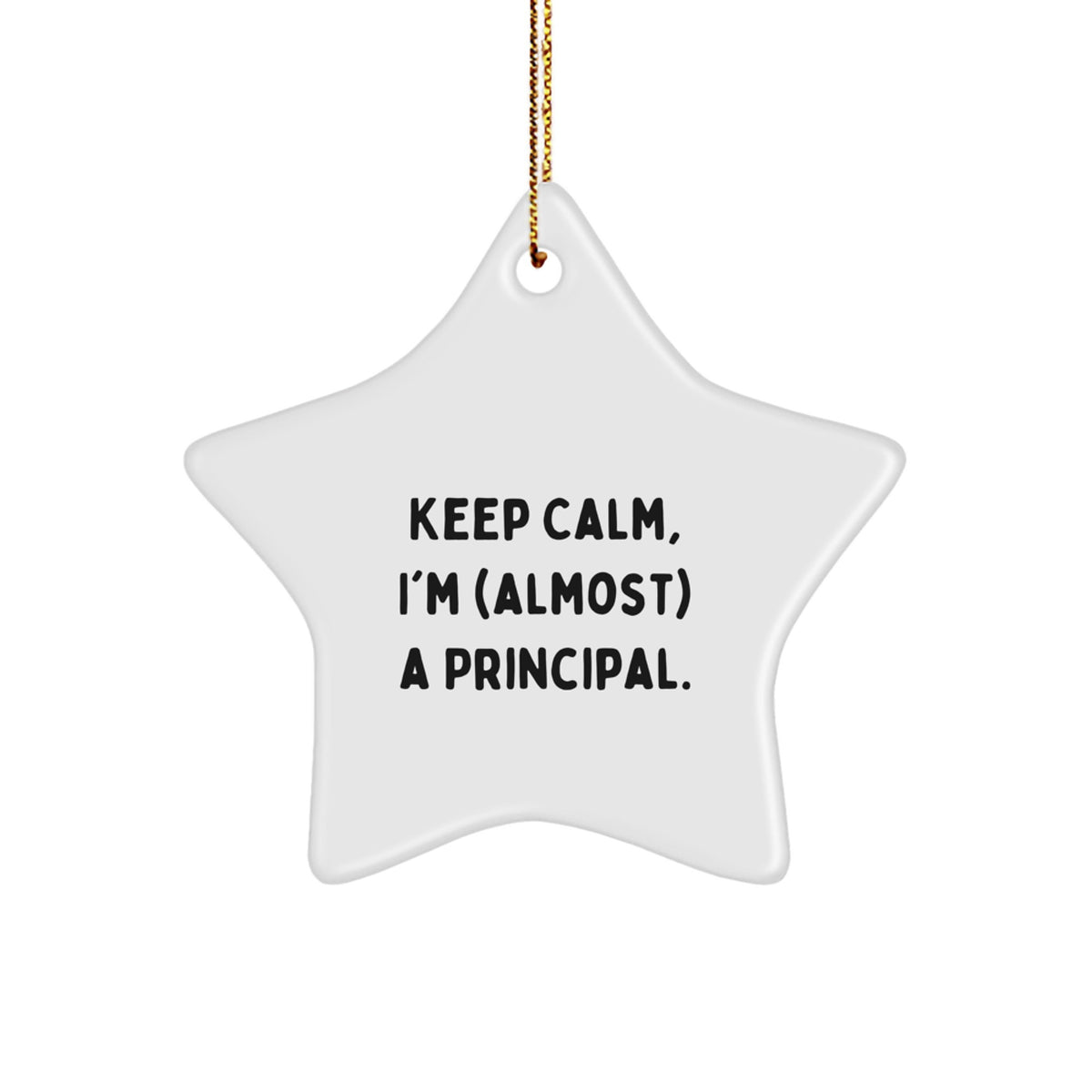 Principal Keepsake Christmas Ornament for Him Gift - Image 1