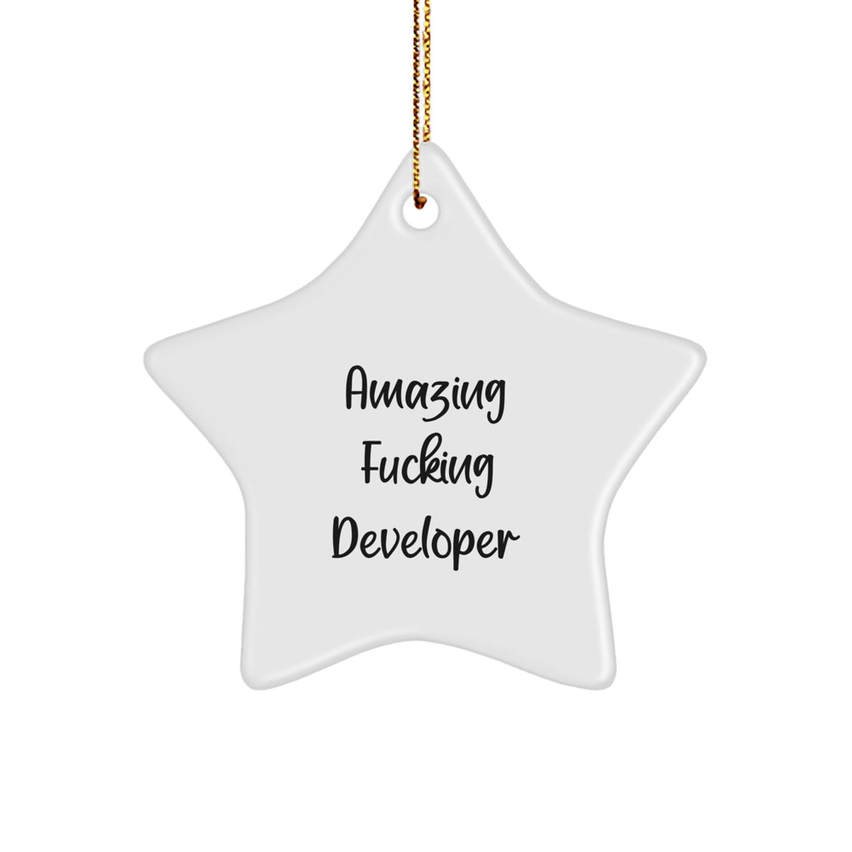 Developer Keepsake Christmas Ornament for Him Gift - Image 1