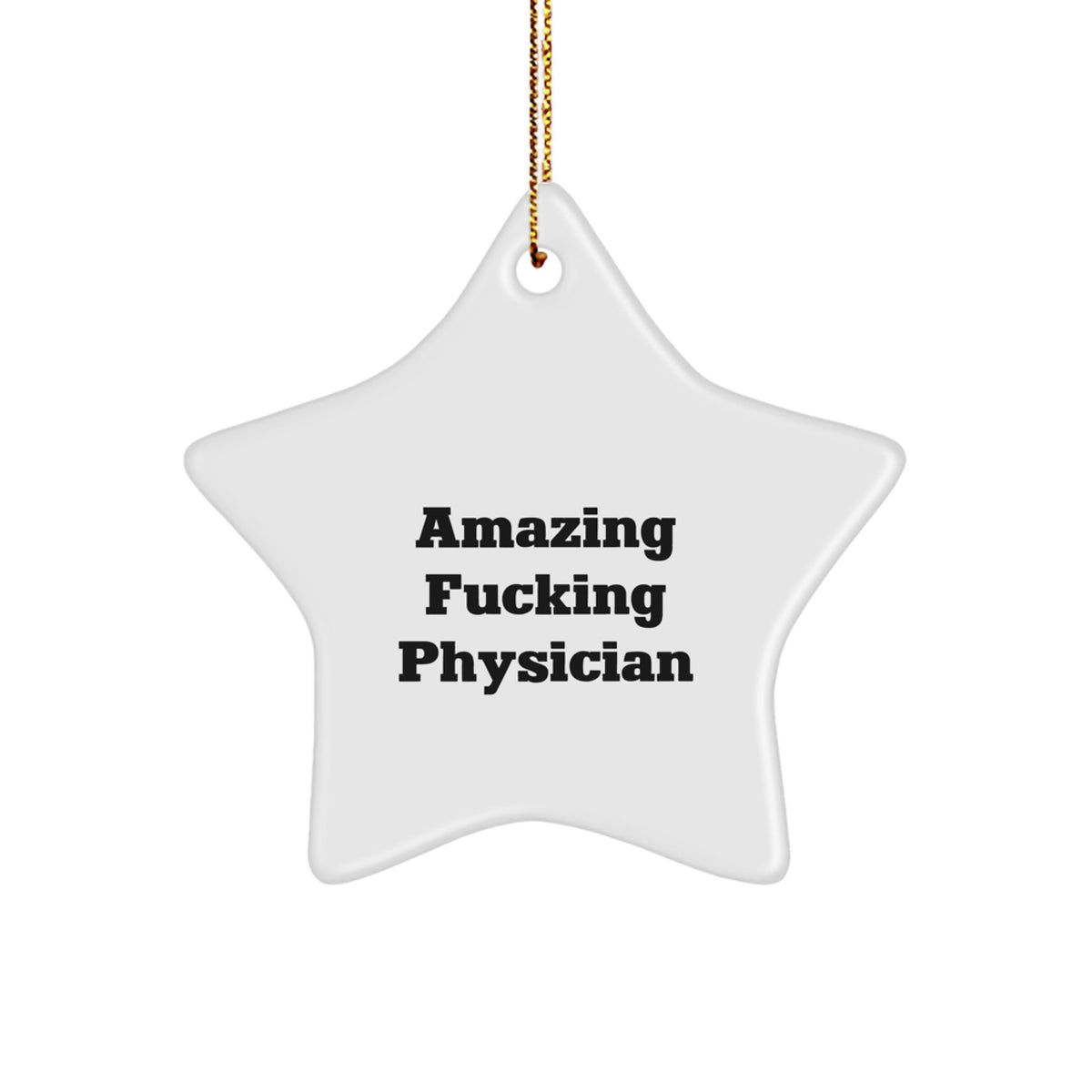 Physician Keepsake Christmas Ornament for Him Gift - Image 1
