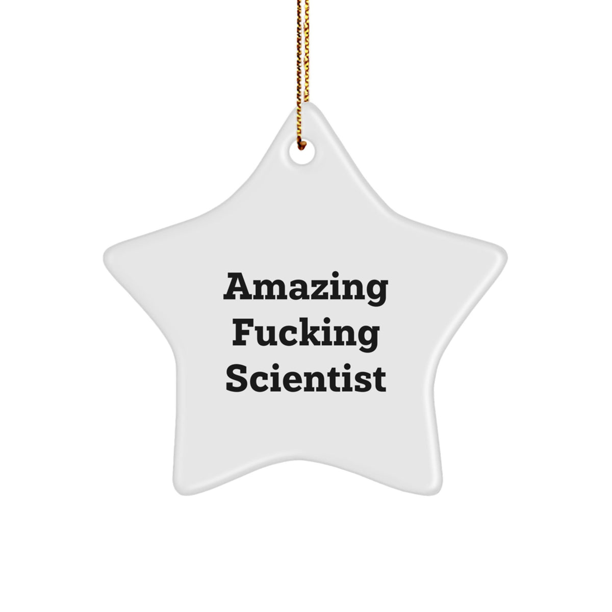 Amazing Scientist Keepsake Christmas Ornament for Him Surprise Gift - Image 1