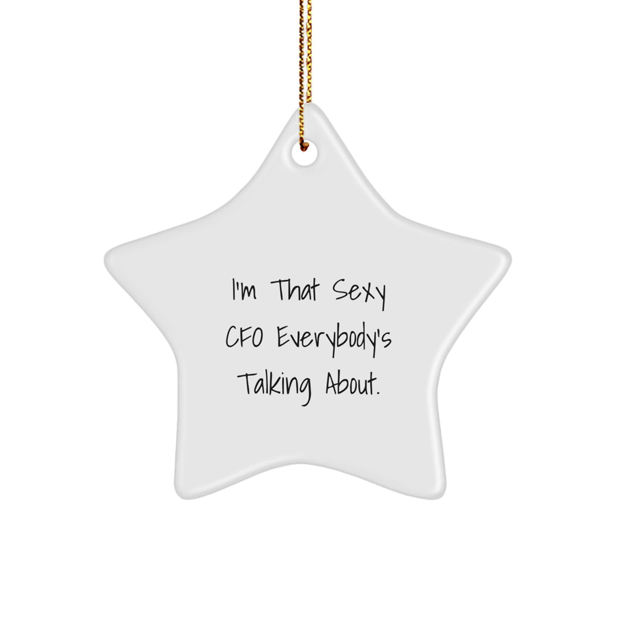 Favorite Christmas Ornament Gift for Kids - Sexy Cfo Holiday Keepsake - Image 1