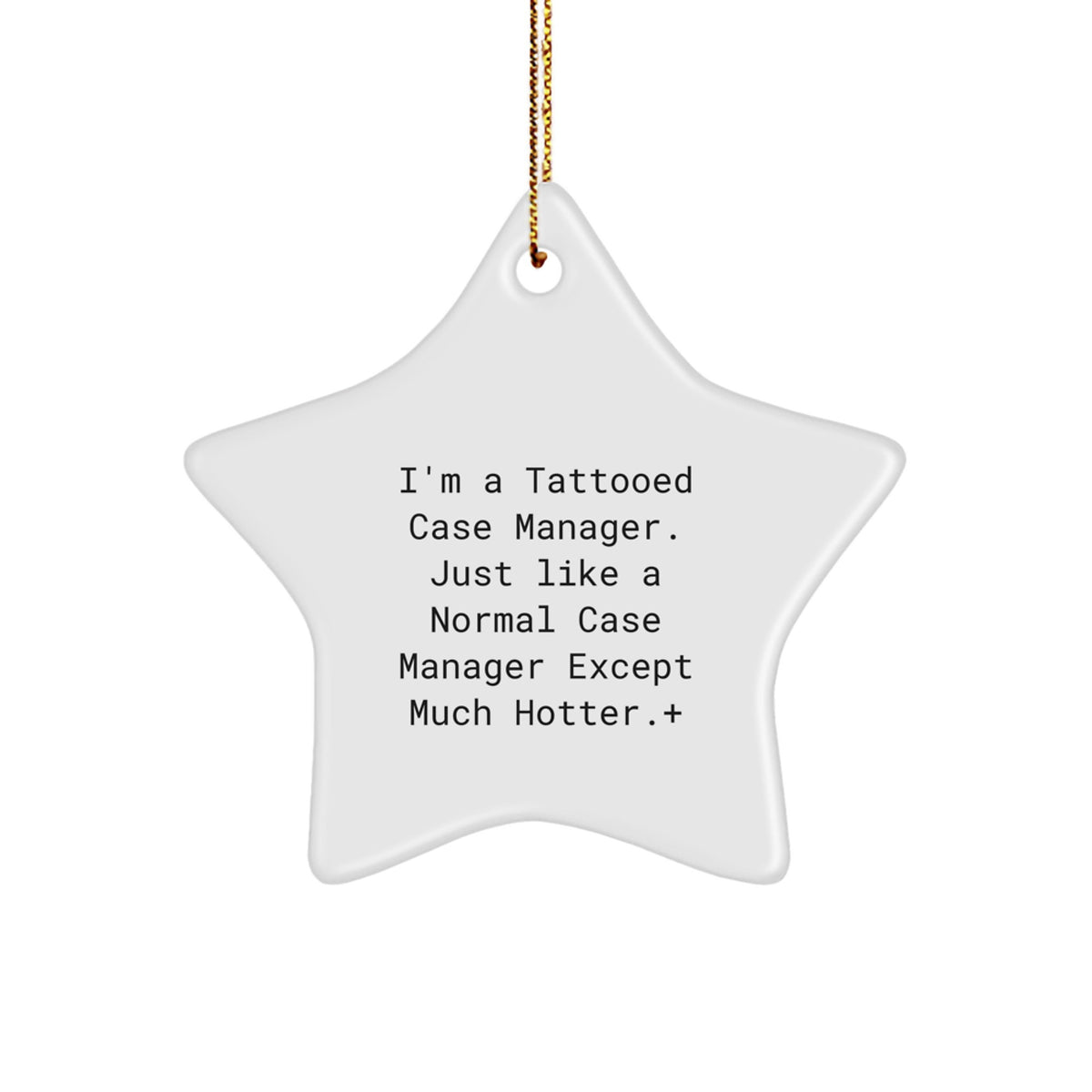 Case Manager Star Ornament Collectible for Neighbors Christmas Gift - Image 1