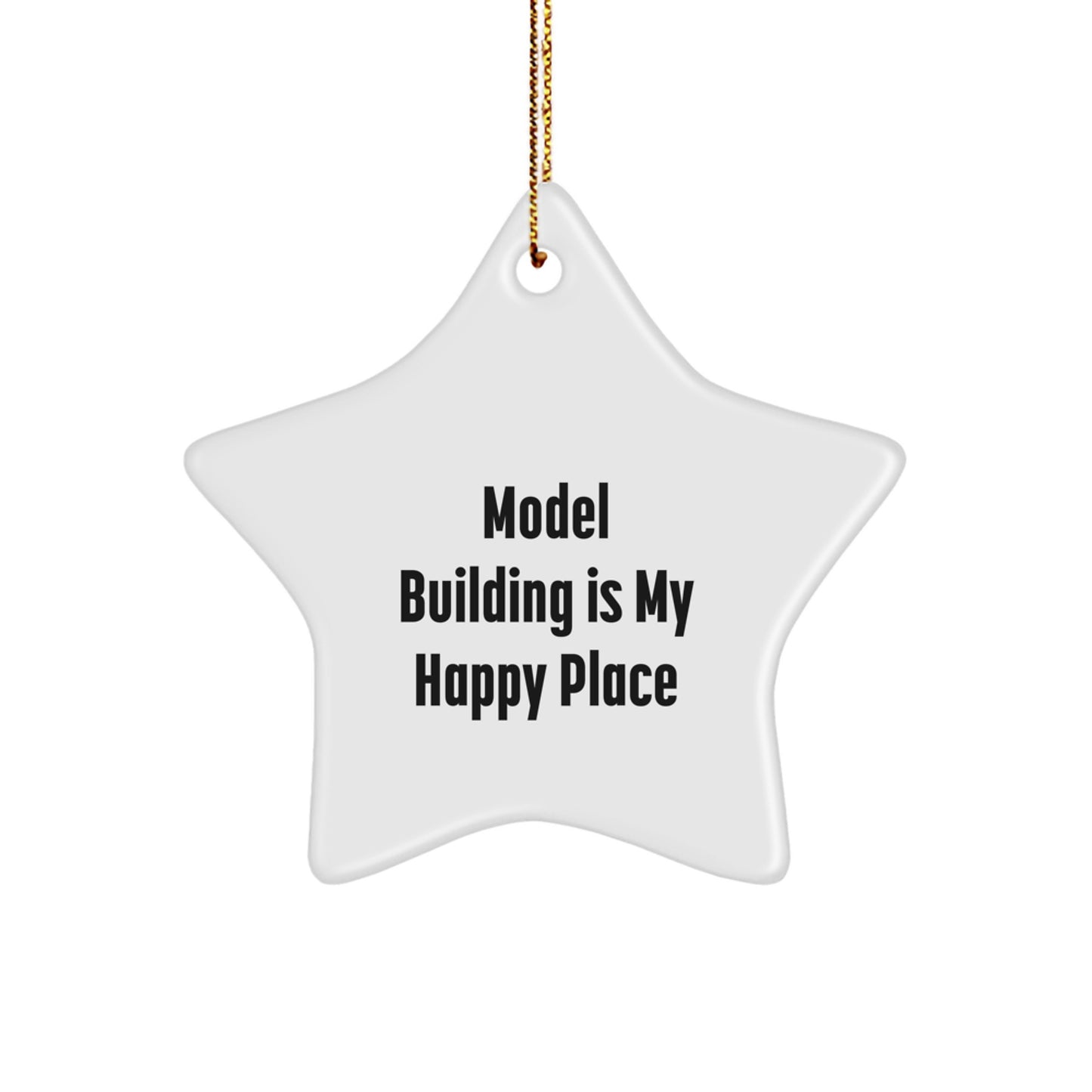 Model Building Lover's Funny Star Ornament, Gifts from Family, Friends, or Coworkers for Christmas Unique Gifts - Image 1