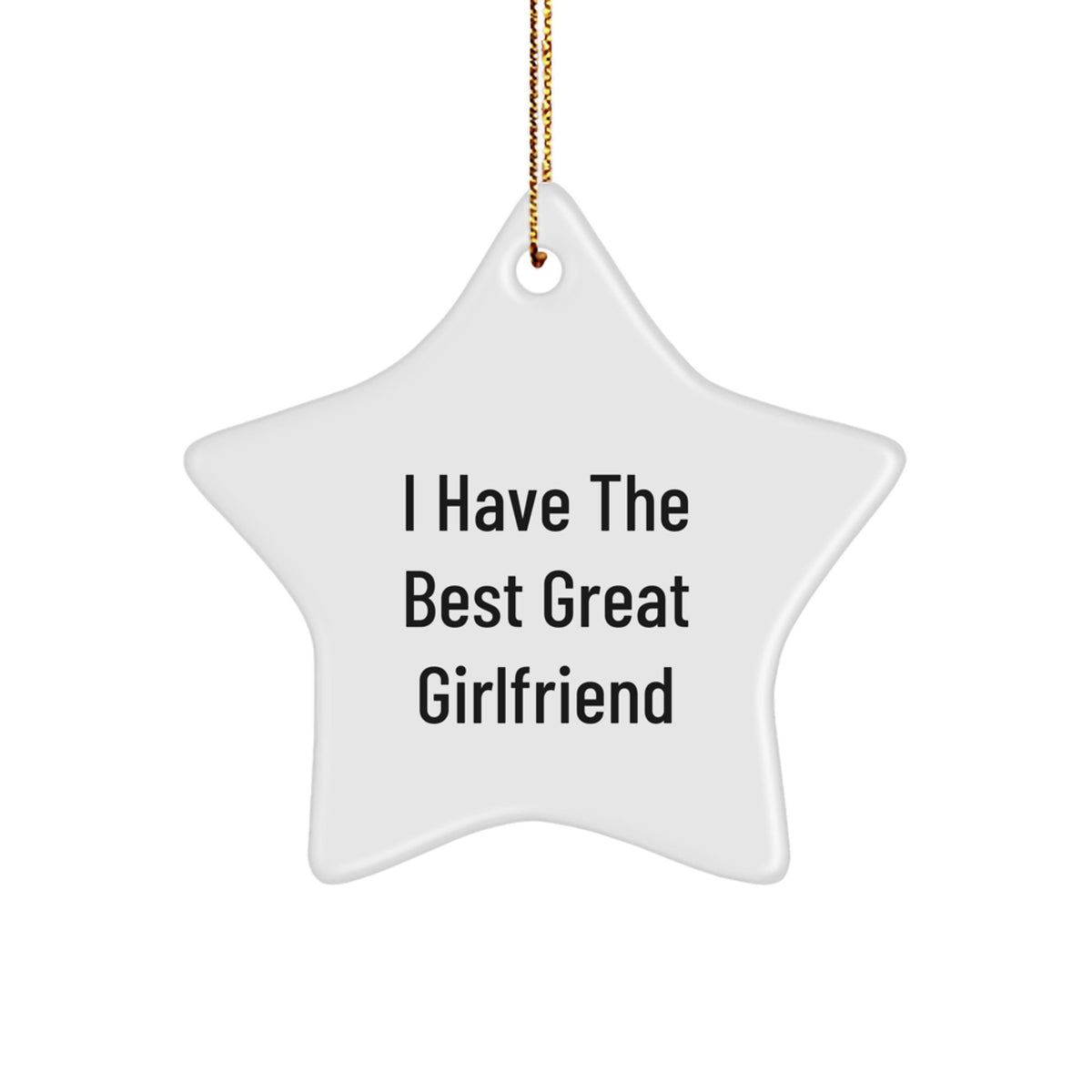 Sweetheart Cheerful Christmas Ornament for Friends Novelty Gift - Image 1