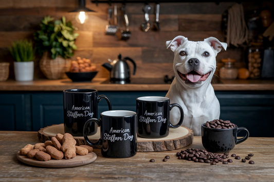 Cover image for 5 Amstaff Dog Mugs for Dog Lovers
