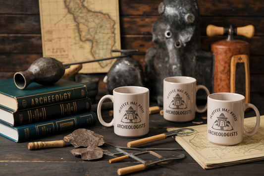 Cover image for 6 Archeologist Coffee Mugs for Fieldwork Veterans
