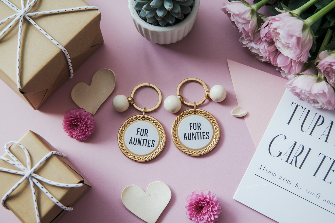 Cover image for 5 Auntie Keychains Gifts