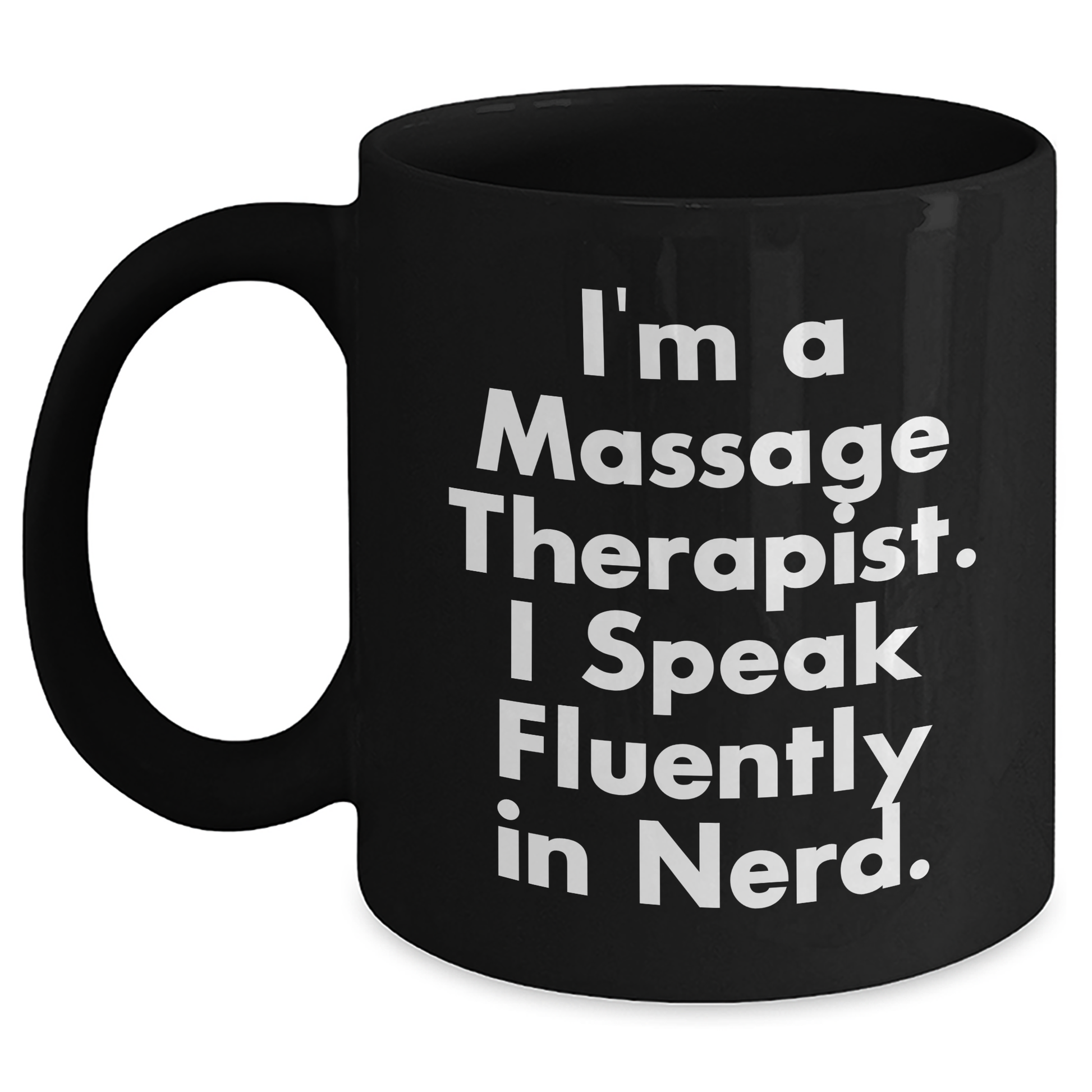 Massage Therapist Gifts from Friends, Gifts for Massage Therapist, Funny Quote Coffee Mug, Black, 11oz or 15oz, Microwave and Dishwasher Safe - Main