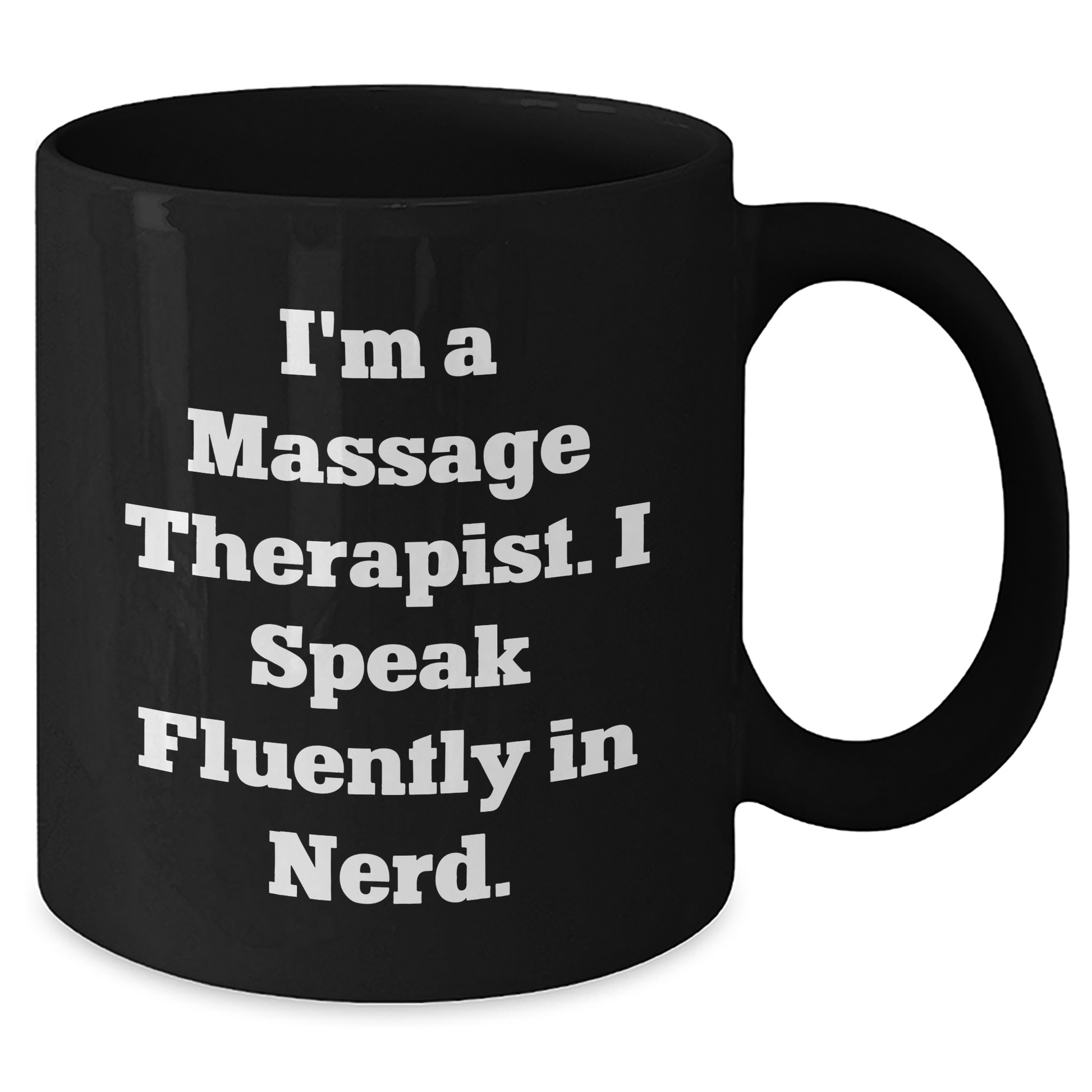 Massage Therapist Gifts Funny Quote Black Coffee Mug from Friends for Graduation Celebration - Additional