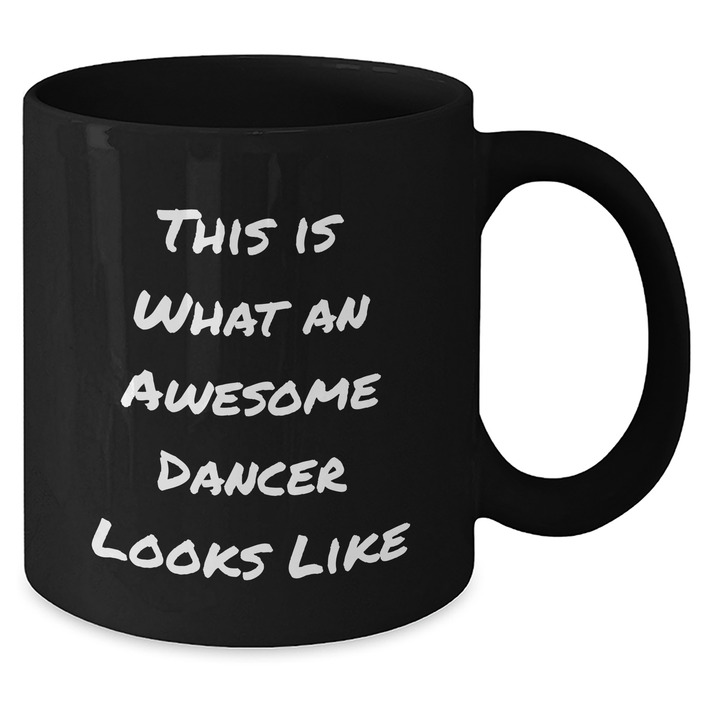 Funny Dancer Gifts from Friends to Dancers - This Is What An Awesome Dancer Looks Like Black Coffee Mug, Graduation Unique Gifts - Additional