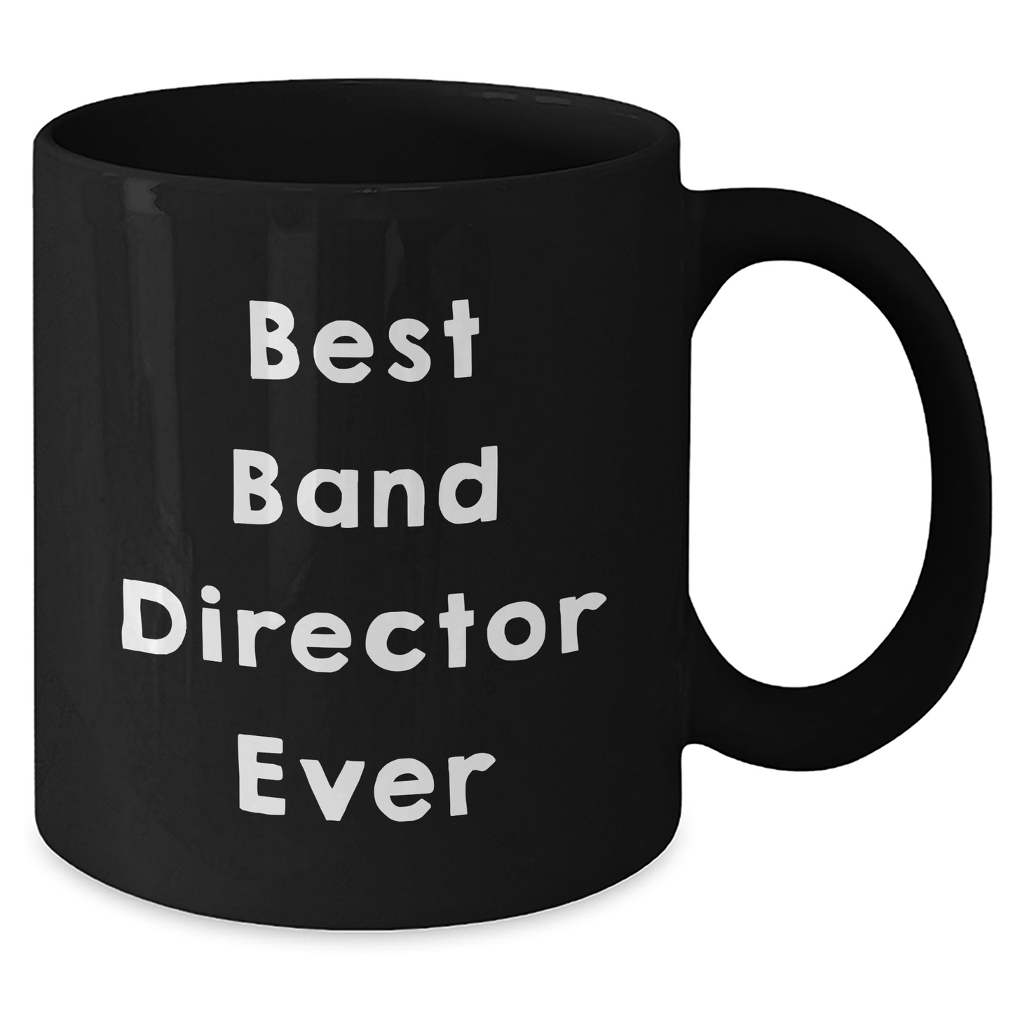 Funny Best Band Director Ever Gifts for Men from Family Graduation Unique Mugs, Black Coffee Mug with 11oz or 15oz Capacity - Additional