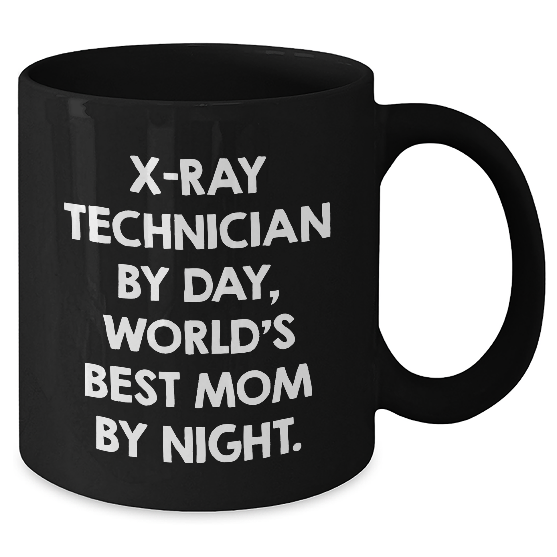 X-Ray Technician Humor Gifts from Men to X-Ray Technician on Father's Day - Funny Black Coffee Mug - Additional