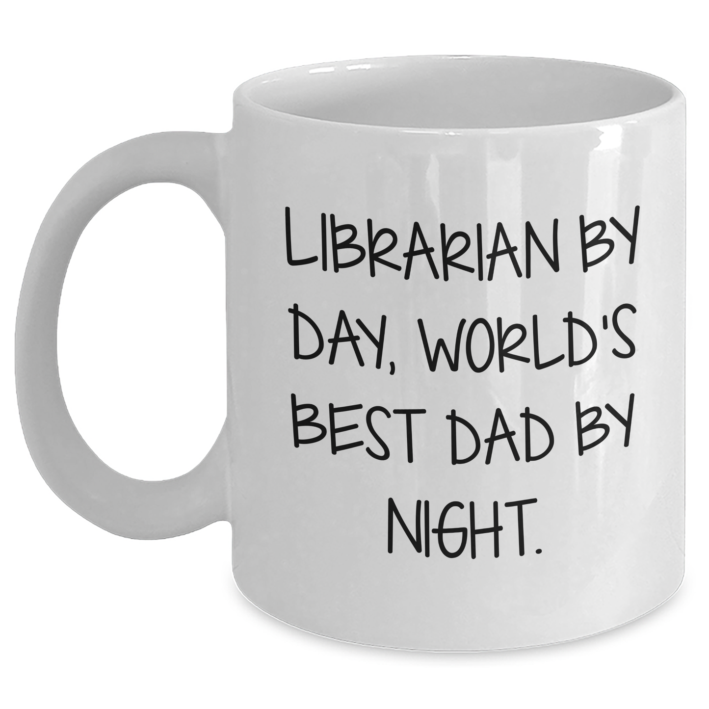 Librarian Gifts, Funny Quote, White Coffee Mug, Graduation Unique Gifts from Friends, Gifts for Librarian - Main