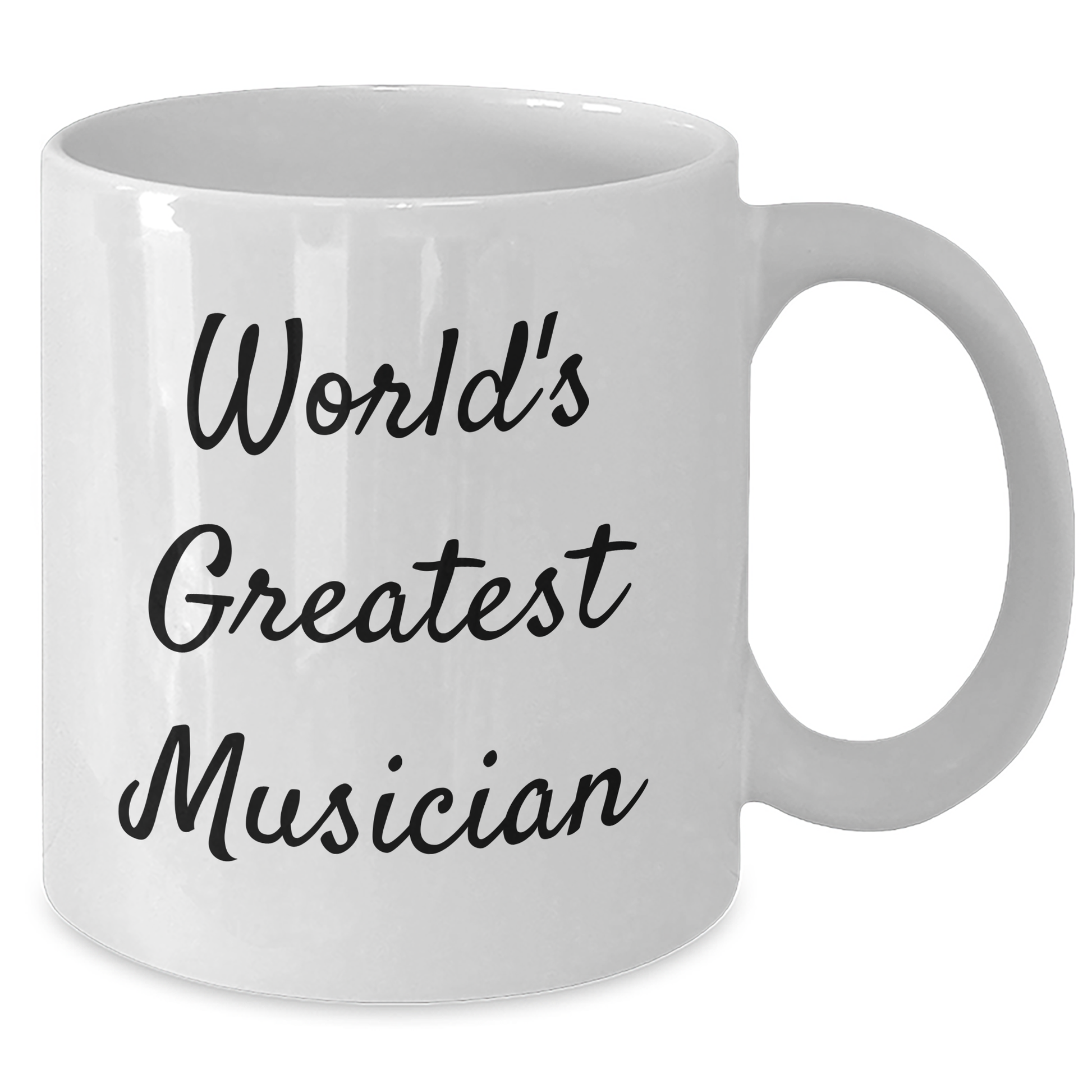 Funny Musician Gifts for Him, White Coffee Mug, 'World's Greatest Musician' Quote, Gifts from Men, for Musician Graduation - Additional