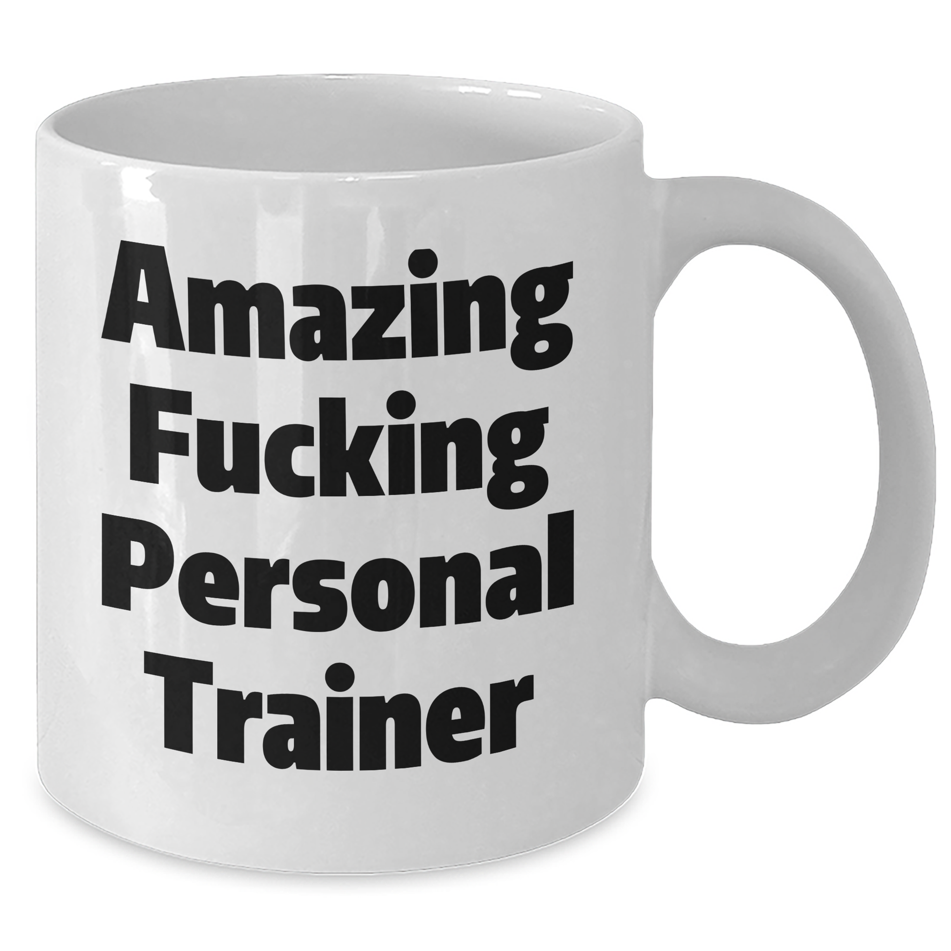 Funny Personal Trainer Gifts from Friends for Men or Women Graduation Unique White Coffee Mugs - Additional