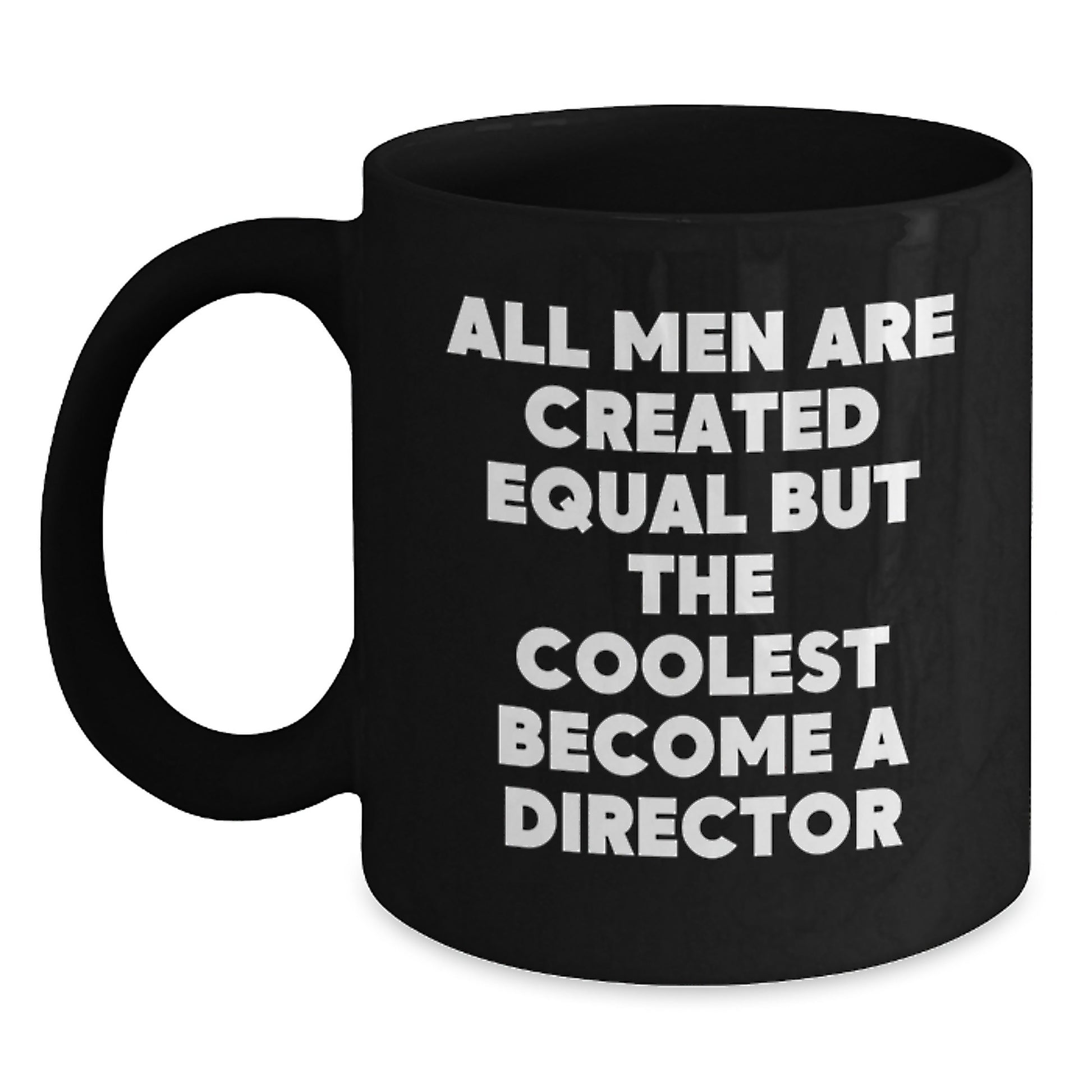 Funny Director Gifts from Friends, Unique Black Coffee Mugs for Director, Christmas Unique Gifts for Director - Main