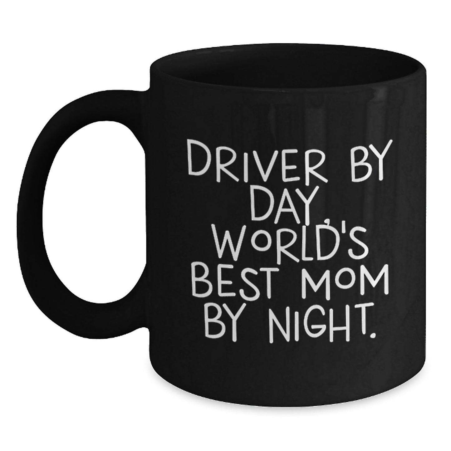 Funny Driver Black Coffee Mugs, Gifts from Dad, World's Best Mom, Perfect for Driver Gifts, Father's Day Unique Presents - Main