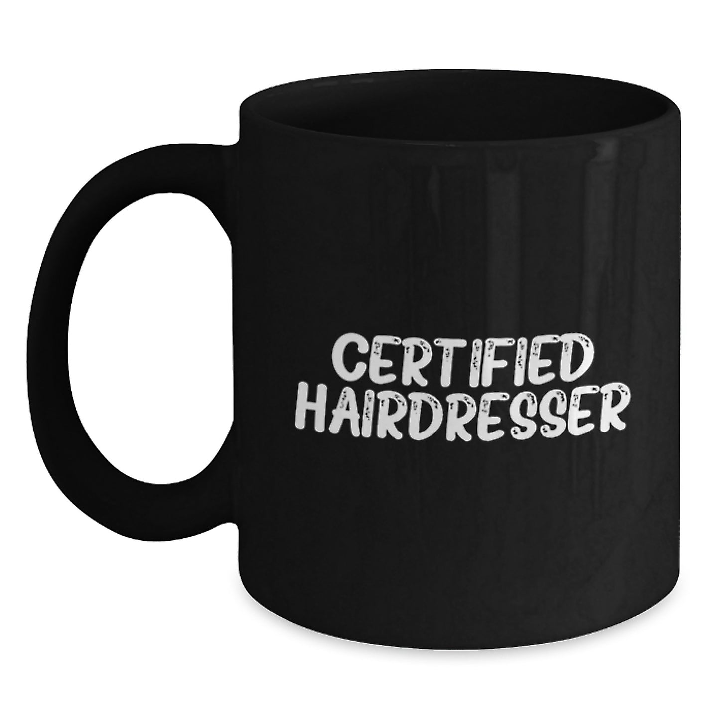 Funny Hairdresser Gifts from Friends for Birthday - Black Coffee Mug with Quote 'You're a Cut Above the Rest' - Unique Birthday Unique Gifts for Hairdresser - Main