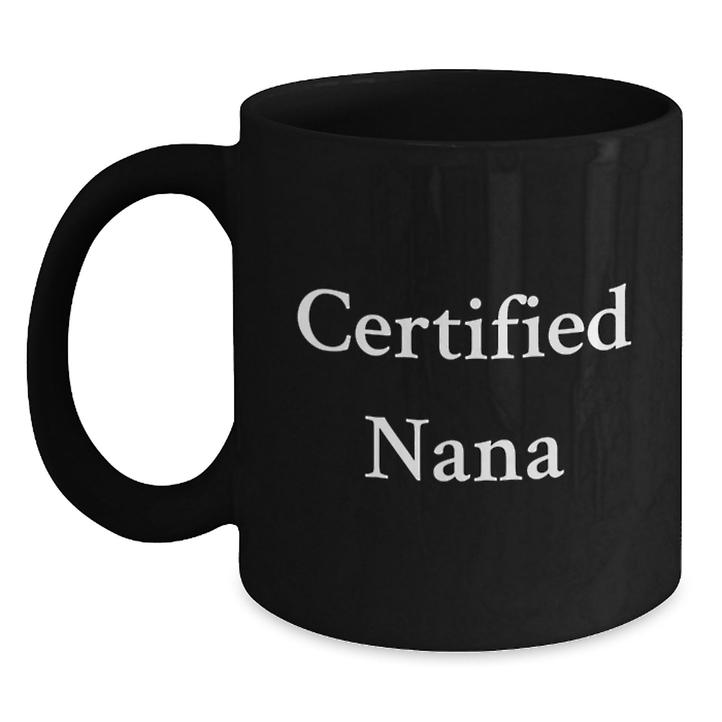 Funny Nana Quotes Gifts for Nana, Black Coffee Mug from Family, Unique Graduation Gifts for Her - Main