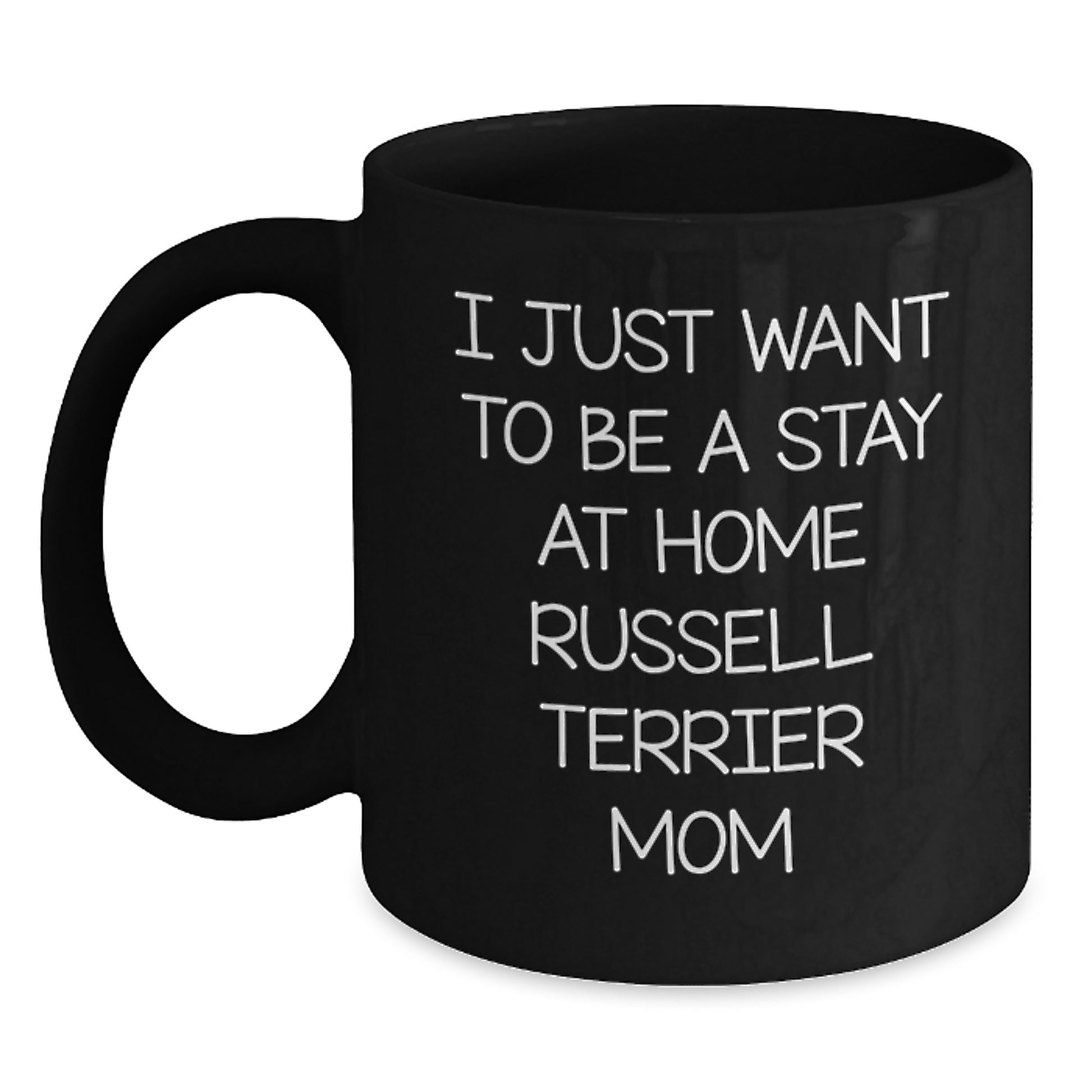 Funny Russell Terrier Dog Mom Coffee Mug Gifts for Russell Terrier Dog Lovers from Friends Family on Birthday Unique Occasions - Main