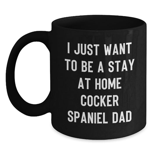 Funny Cocker Spaniel Dog Dad Gifts for Christmas Unique Mug Ideas from Men to Family Friends - Main