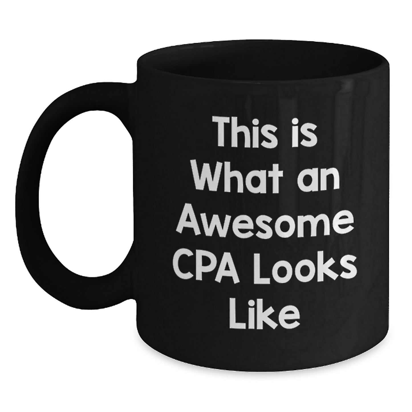 Funny CPA Gifts for Men, Black Coffee Mug, This Is What An Awesome Cpa Looks Like, Birthday Unique Gifts from Friends - Main