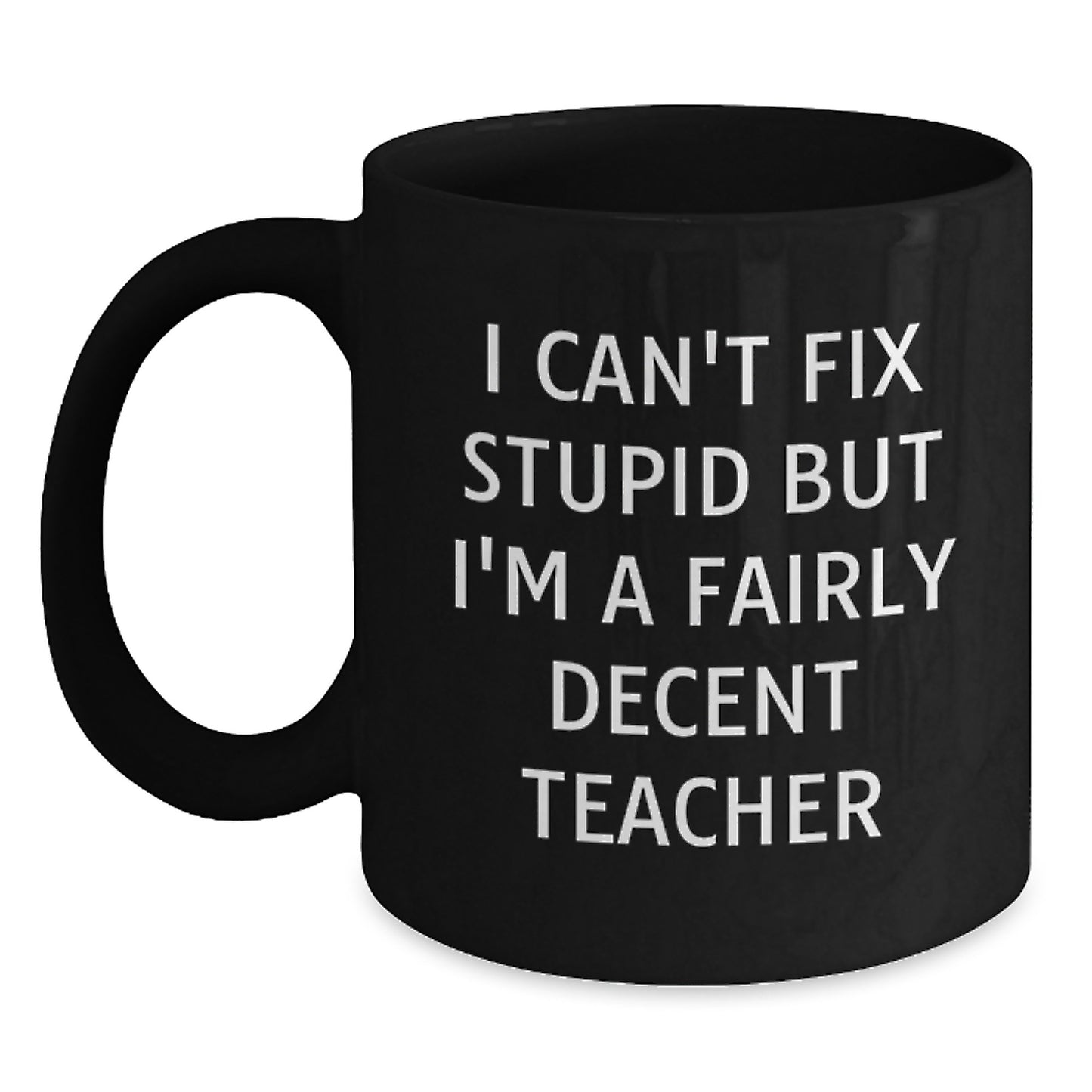 Teacher Keepsake Ceramic Black Coffee Mug for Him Graduation Gift - Main