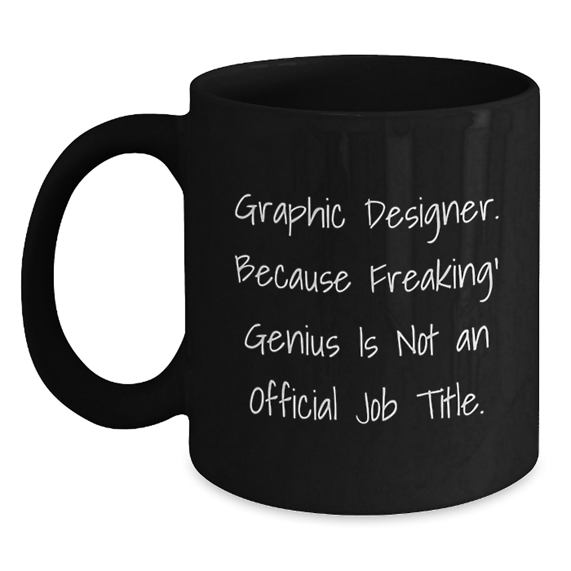 Funny Gift for Graphic Designer Friends, Unique Black Coffee Mug, Perfect for Men or Women, Gifts from Family or Coworkers, Christmas Unique Gifts - Main
