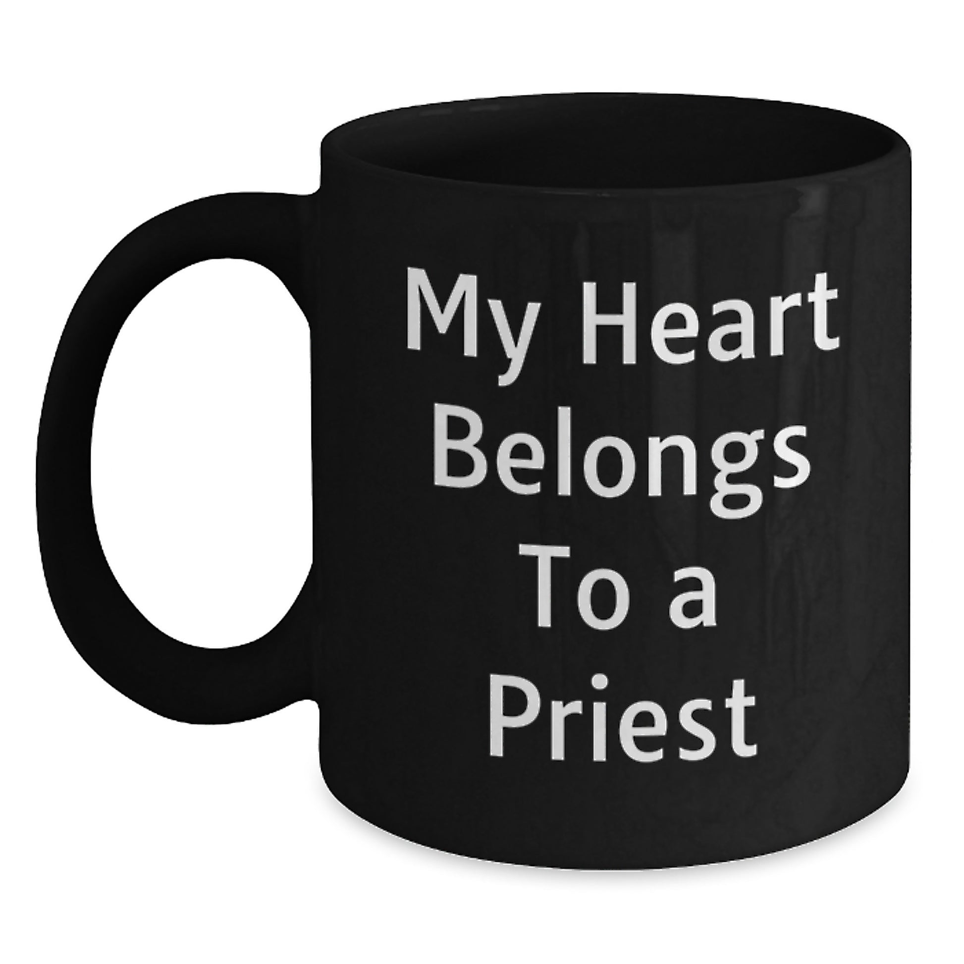Funny Priest Black Coffee Mugs Gifts for Priest from Men on Birthday Unique Gifts - Main