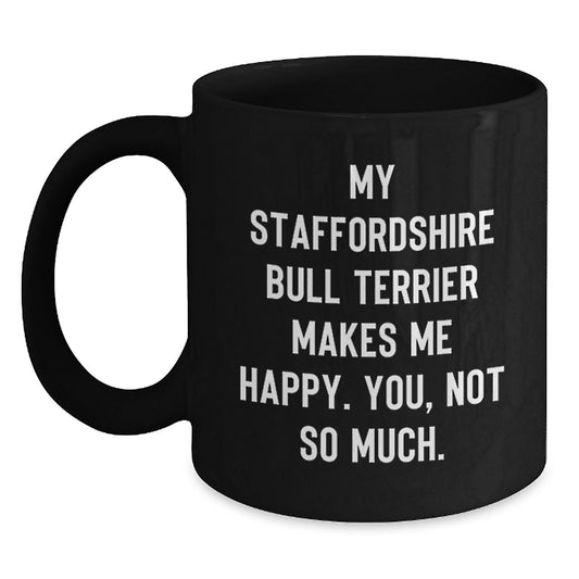 Staffordshire Bull Terrier Dog Lovers Funny Coffee Mugs Gifts for Friends from Family - Main