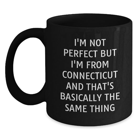 Funny Connecticut Coffee Mugs Gifts from Friends and Family for Valentine's - Main