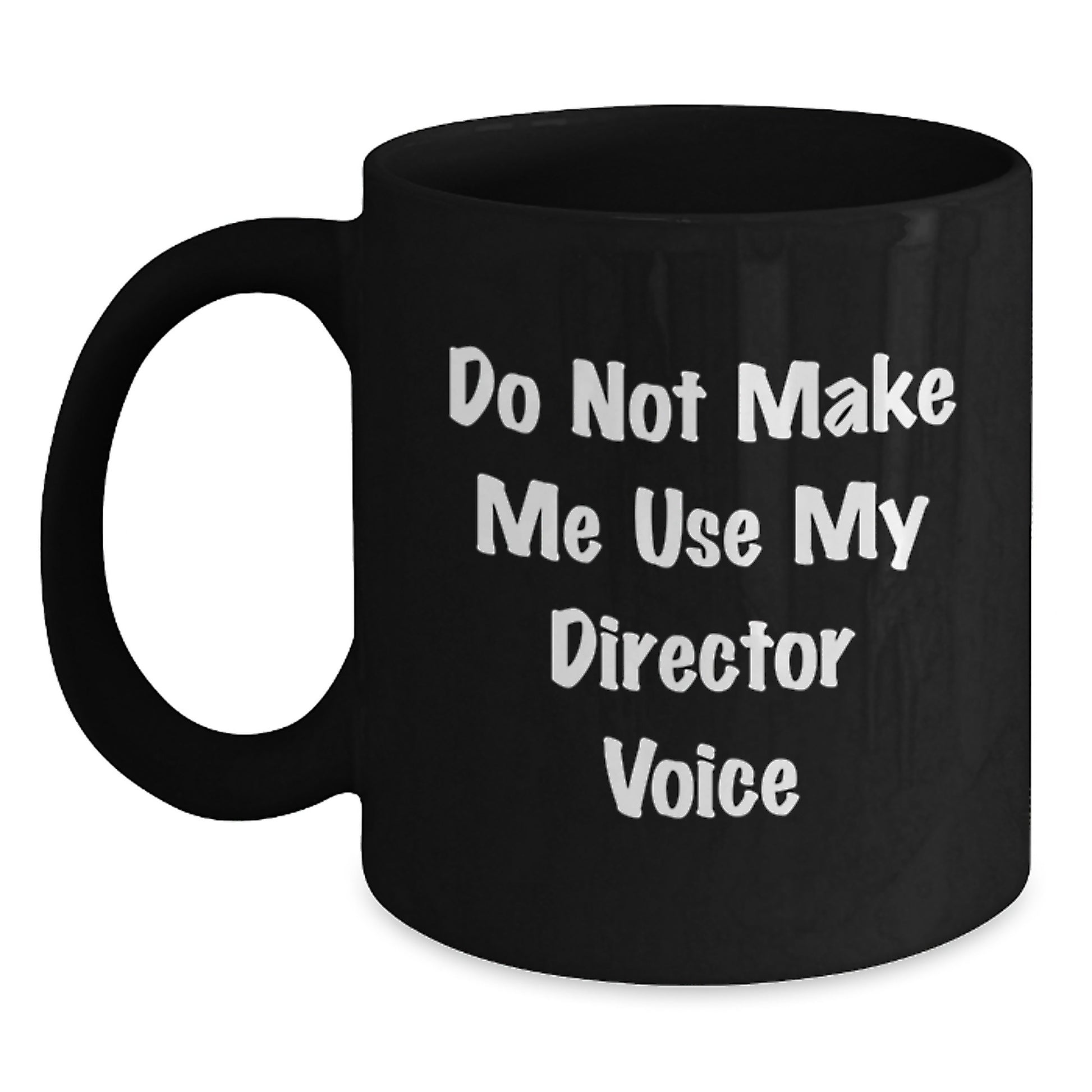 Funny Gifts from Family Members for Director Mom, Black Coffee Mug, Mother's Day Unique Gifts - Main