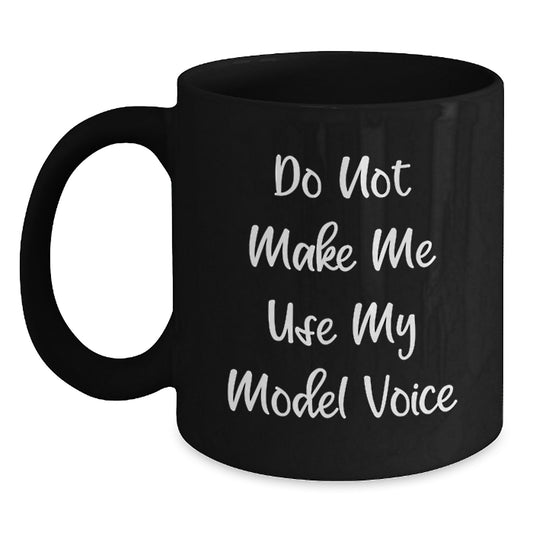 Gifts for Model Enthusiasts Funny Black Coffee Mugs, Christmas Unique Gifts from Friends, Women, Men, Family, Model Lovers - Main