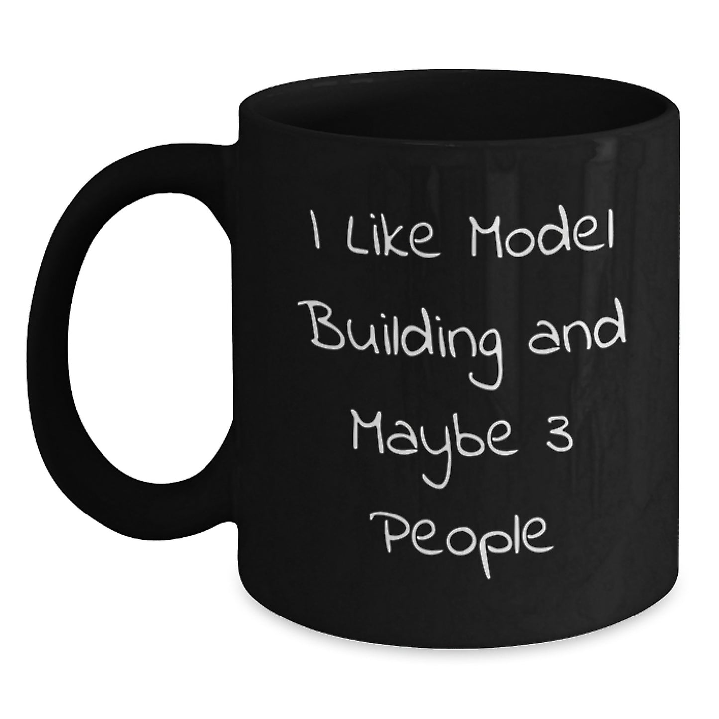 Unique Model Building Gifts for Mom, Funny Quote Black Coffee Mug, Perfect for Model Builder Enthusiasts, Gifts from Family, Mother's Day Unique Gifts - Main