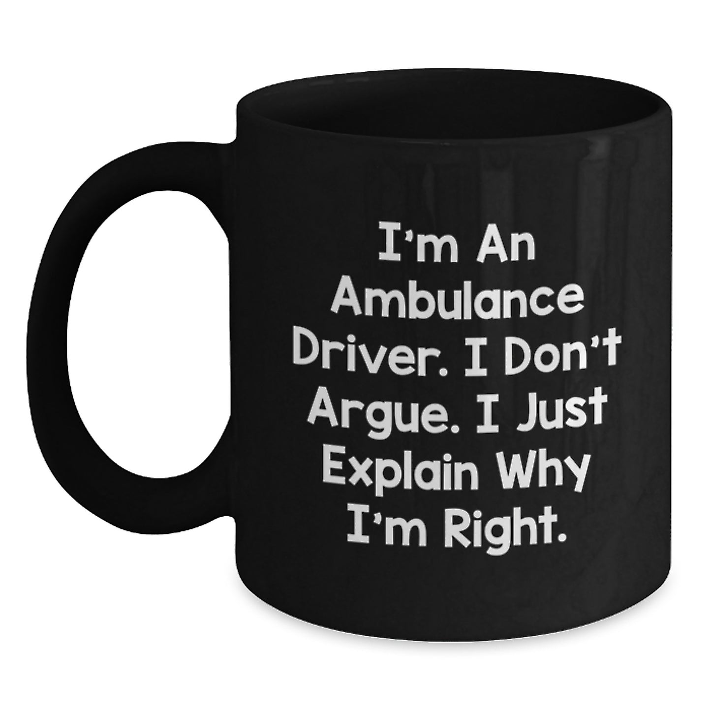 Funny Ambulance Driver Gifts from Friends, Ambulance Driver Humor Coffee Mugs for Graduation Unique Gifts Ideas - Main
