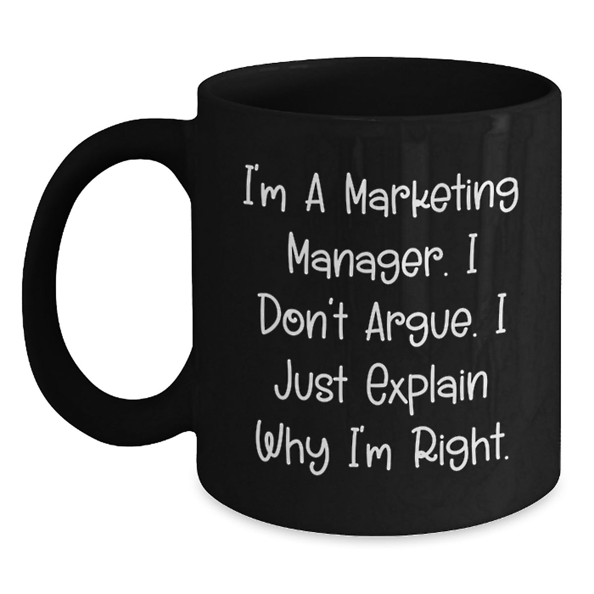 Marketing Manager Gift For Him - A Witty Keepsake Coffee Mug - Main