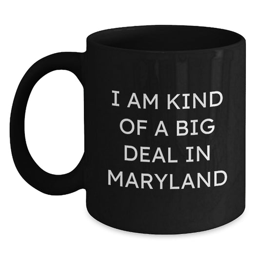 Funny Maryland Black Coffee Mugs Gifts from Friends and Family for Christmas Unique - Main