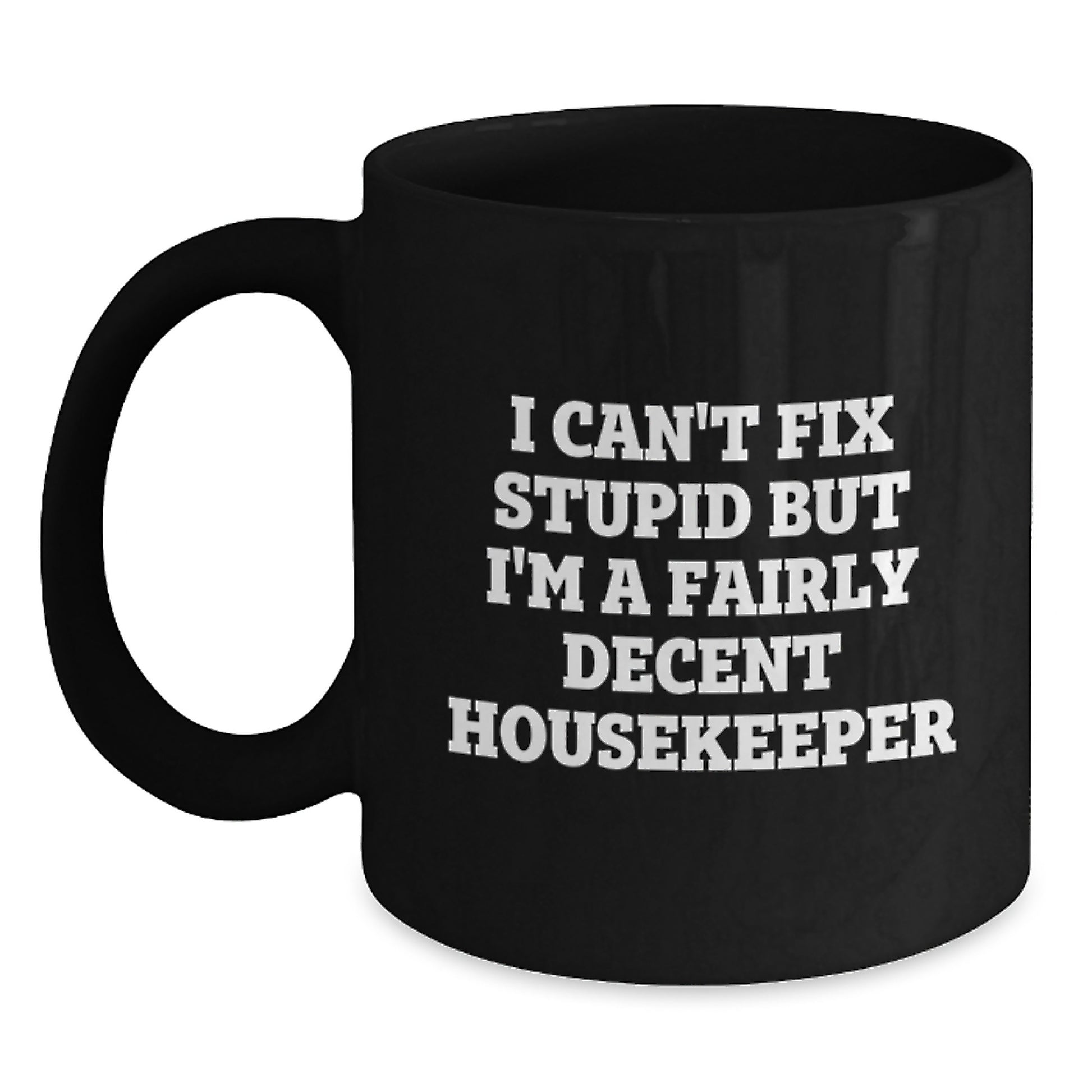 Housekeeper Keepsake Black Coffee Mug for Him Graduation Gift - Main
