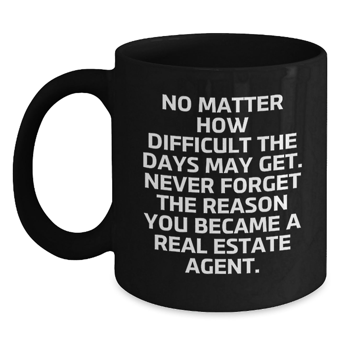 Unique Gifts from Family to Real Estate Agent Men, Funny Inspirational Coffee Mug for Graduation - Main