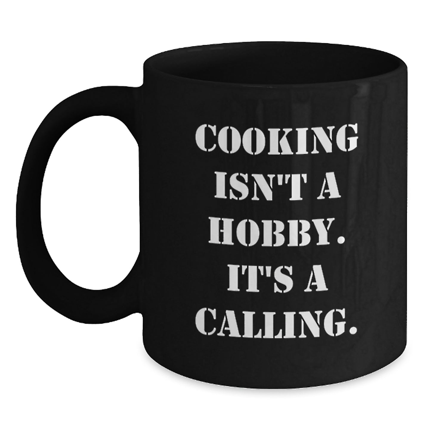 Cooking Keepsake Black Coffee Mug for Him Birthday Gift With 11oz - Main