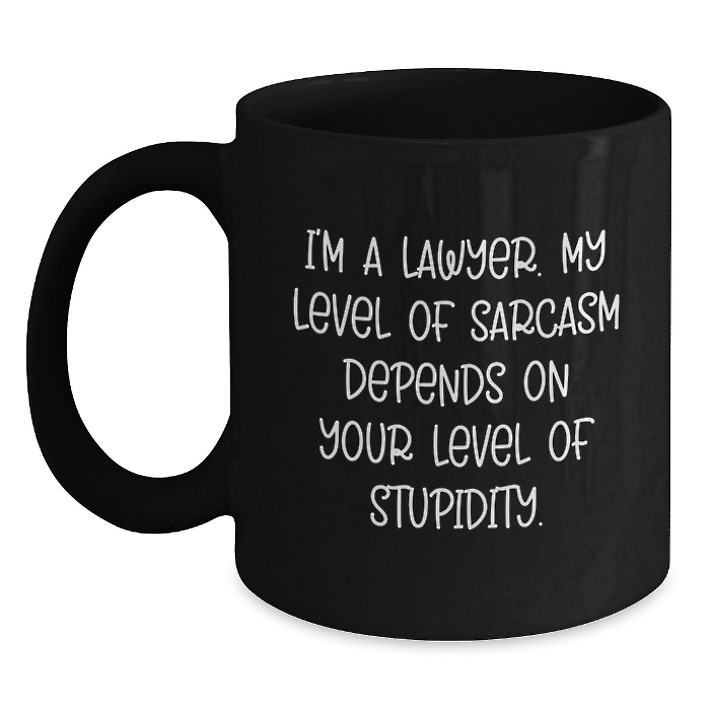 For Him Lawyer Keepsake Surprise Black Coffee Mug Birthday Gift - Main