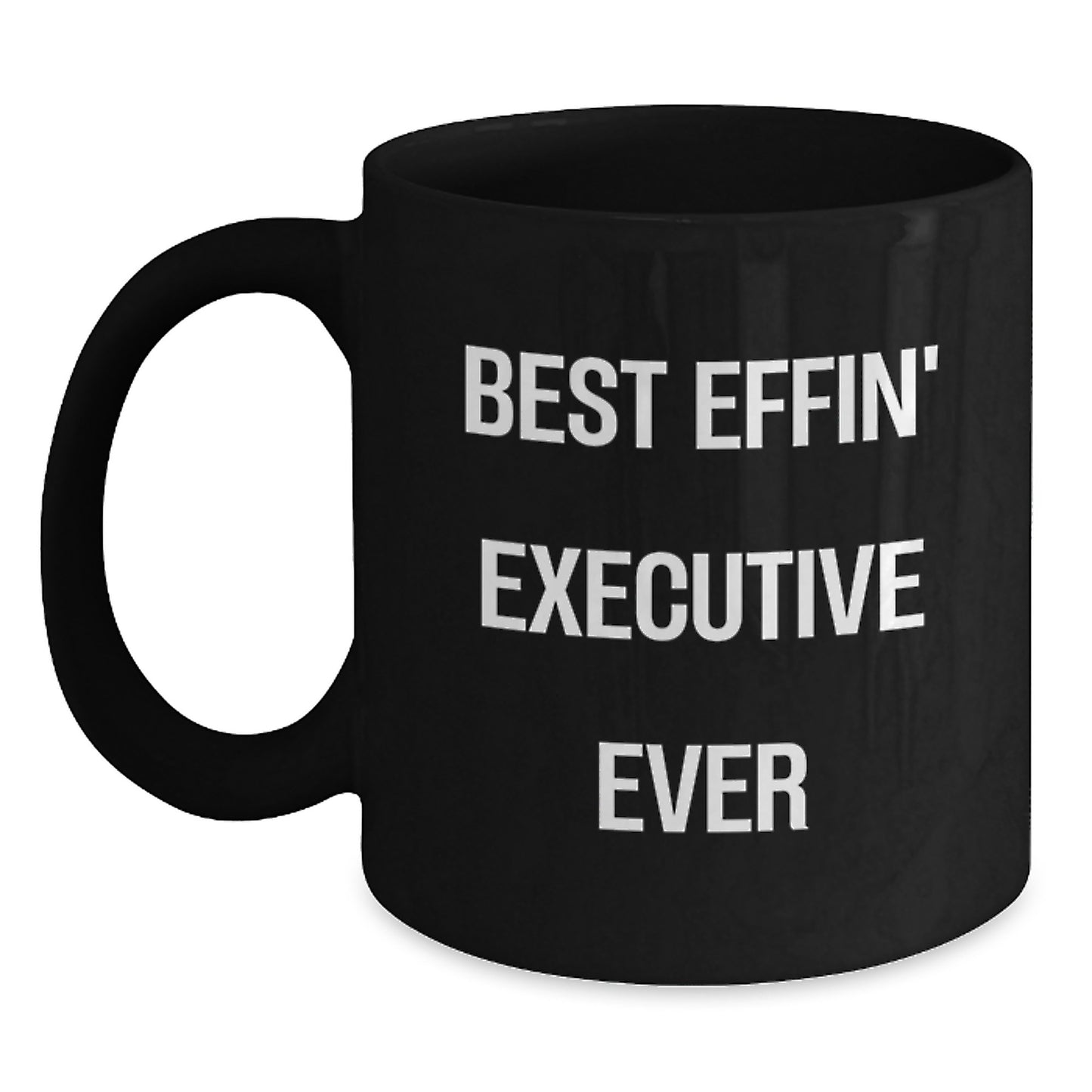 Executive Black Coffee Mug Keepsake Birthday Gift for Him - Main
