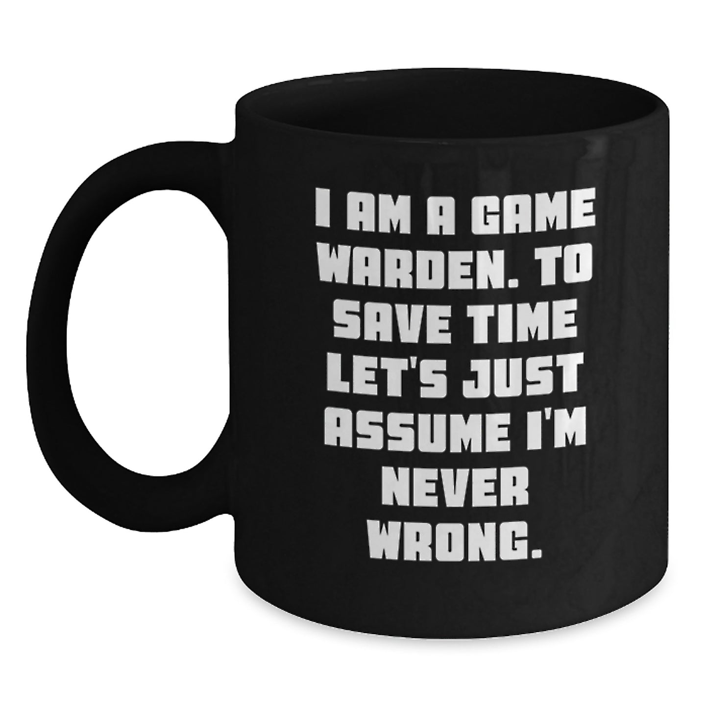 Game Warden Keepsake Mug for Him – Birthday Gift, 11oz Ceramic - Main