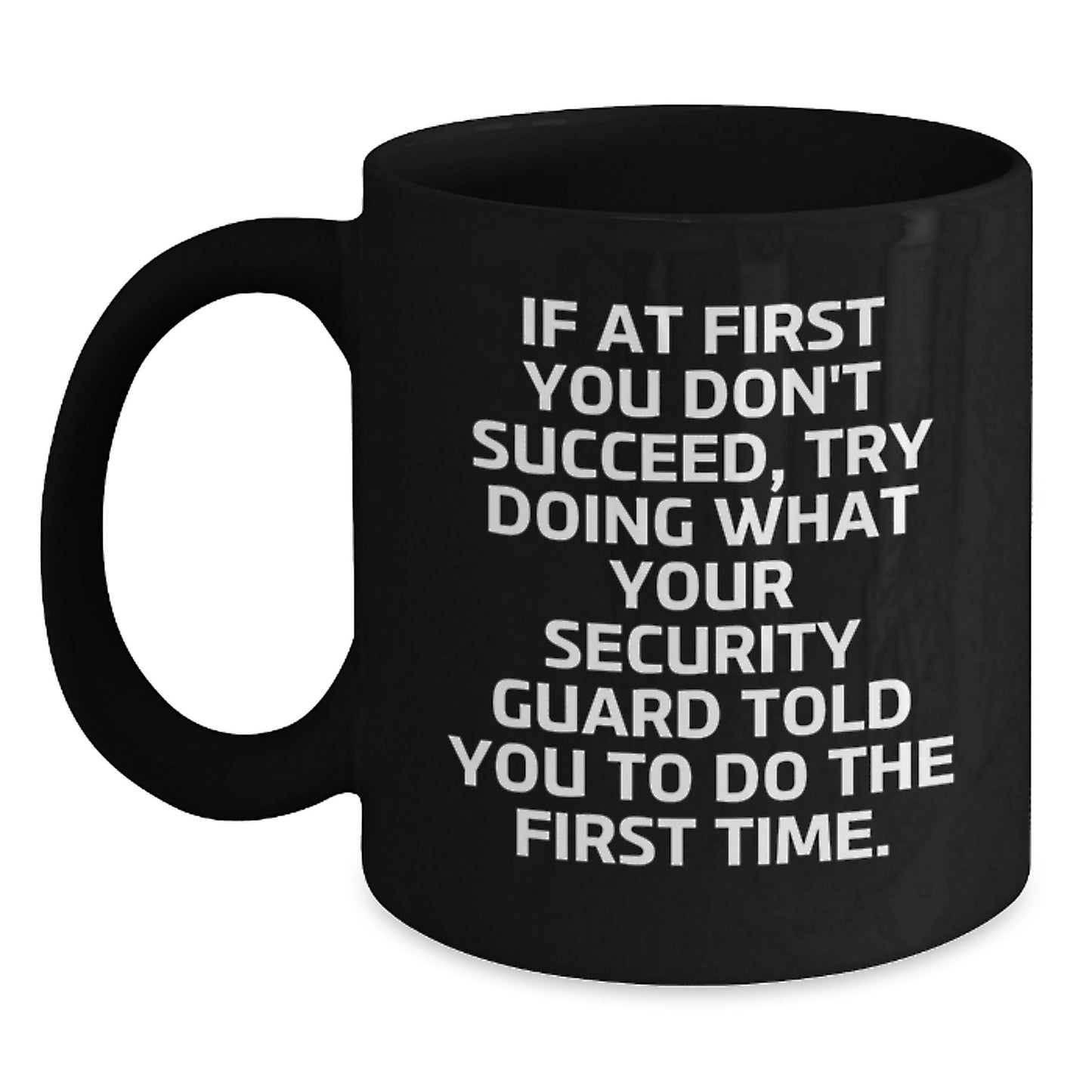 Security Guard Keepsake Mug for Him Birthday Gift - Main