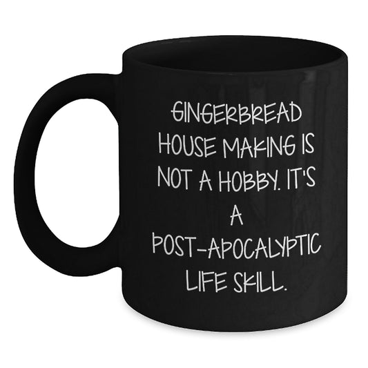 Birthday Gift Mug for Him Gingerbread House Making Is Not A Hobby - Main