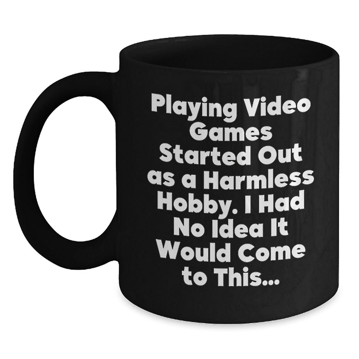 Christmas Gift for Her - Playful Playing Video Games Present Coffee Mug - Main