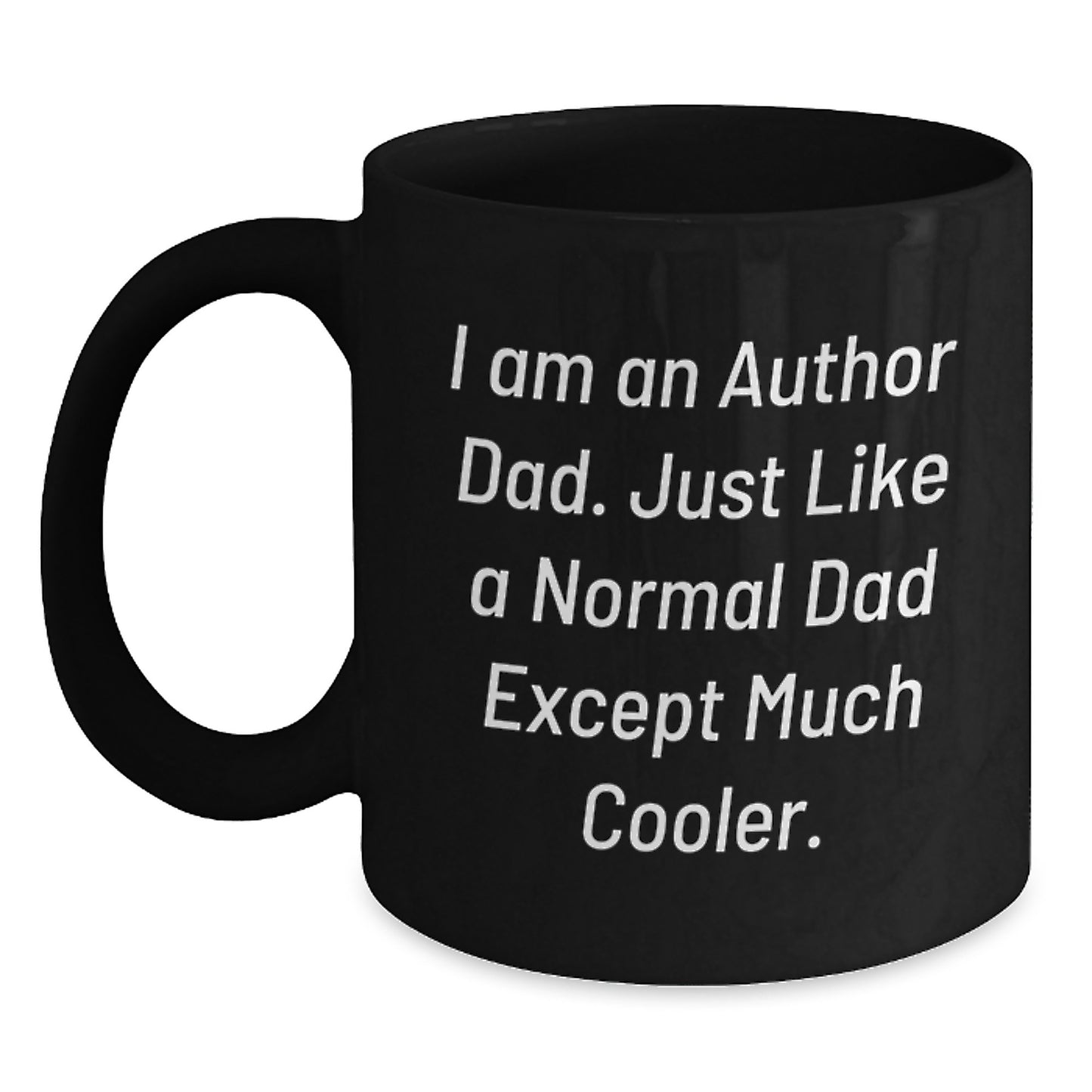 Author Black Coffee Mug Keepsake Birthday Gift for Him Cooler - Main