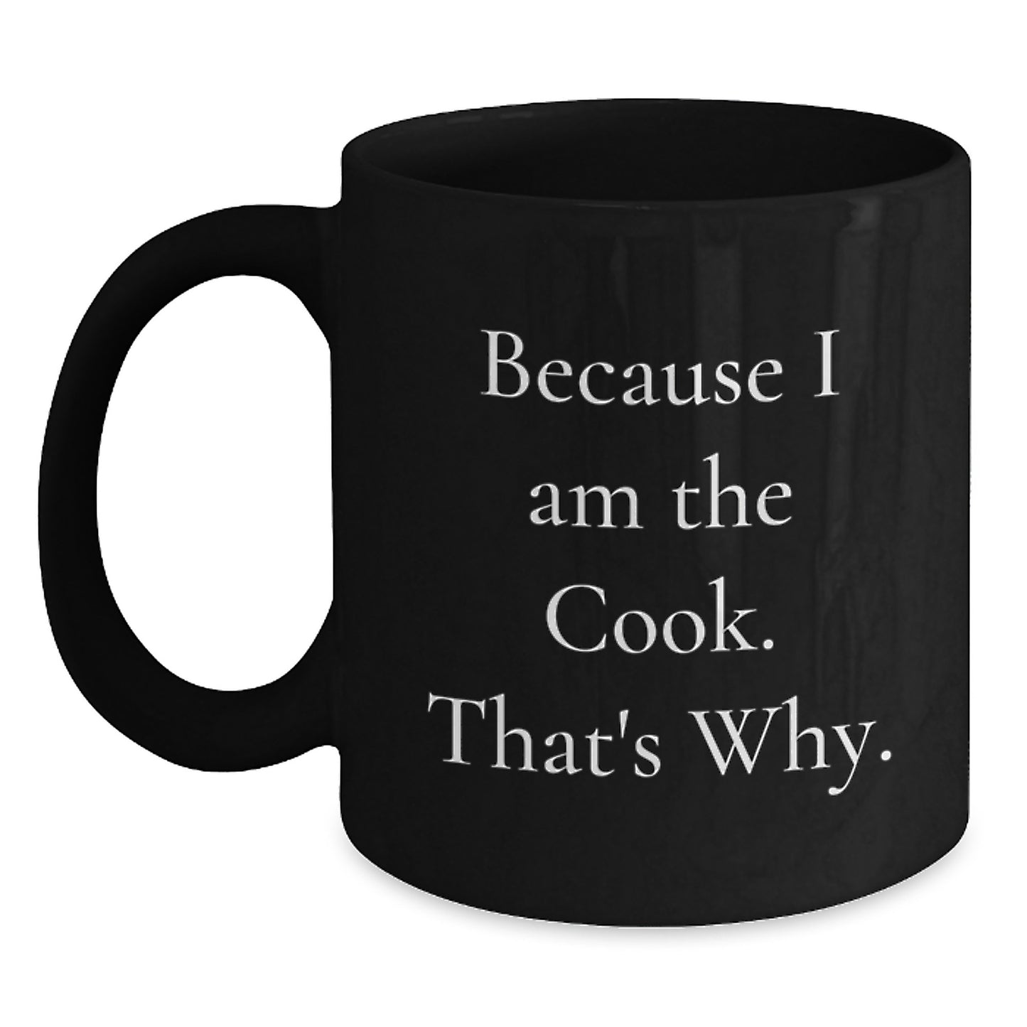 Cook Black Coffee Mug Keepsake Birthday Gift for Him Chef's Pride - Main